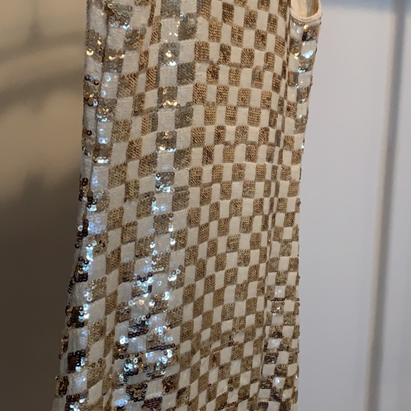 Checkered Sequence Dress - Picture 5 of 5